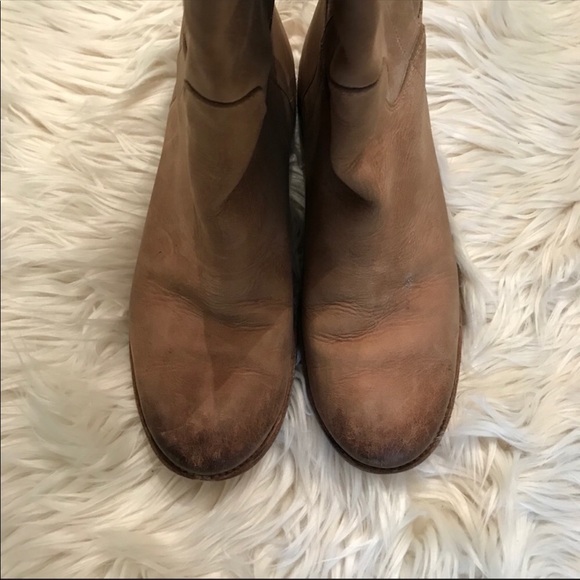 9.5 Tan Frye Paige boots - Picture 2 of 5